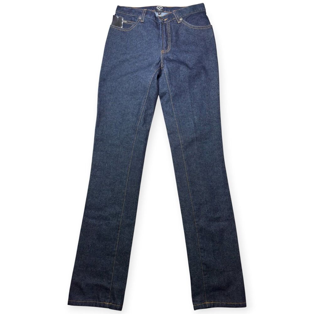 Xoxo Jeans 1/2 Blue Denim Straight Leg Vintage Y2K BNWT